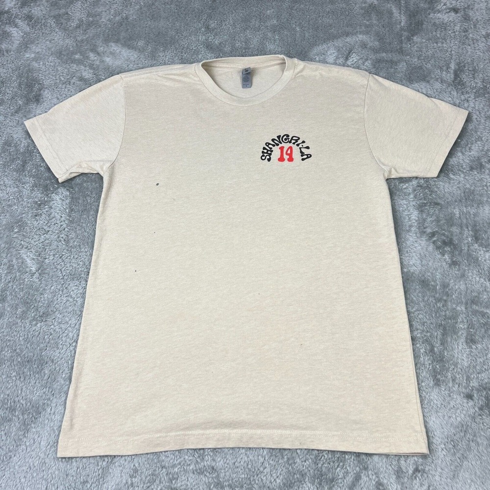 ShangriLa Shirt Mens M Brown Logo Graphic Austin TX